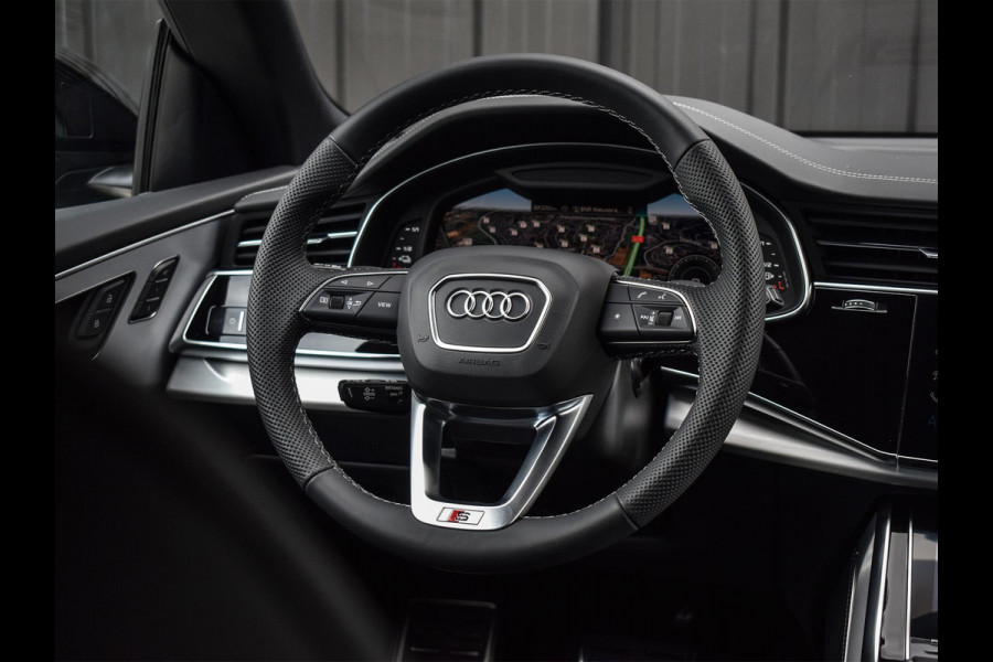 Audi Q8 55 TFSI e quattro Pro Line S Memory seats | 360 Camera | Keyless | Soft close | Adaptive cruise | Panoramadak | B&O sound | Achterbank verwarmd | Ambiance interieur | El. trekhaak