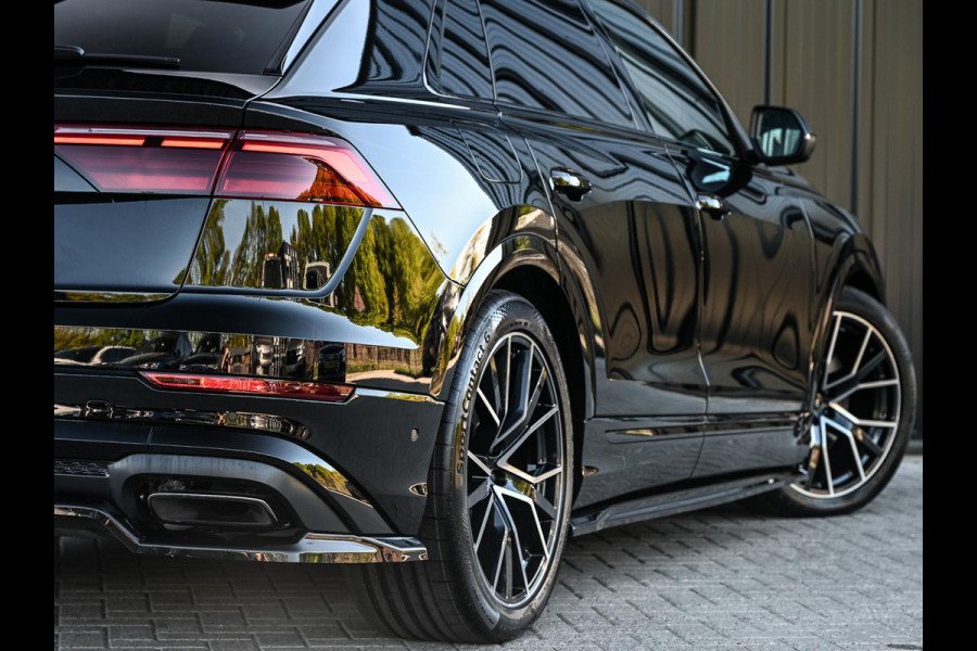 Audi Q8 55 TFSI e quattro Pro Line S Memory seats | 360 Camera | Keyless | Soft close | Adaptive cruise | Panoramadak | B&O sound | Achterbank verwarmd | Ambiance interieur | El. trekhaak