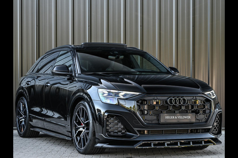 Audi Q8 55 TFSI e quattro Pro Line S Memory seats | 360 Camera | Keyless | Soft close | Adaptive cruise | Panoramadak | B&O sound | Achterbank verwarmd | Ambiance interieur | El. trekhaak