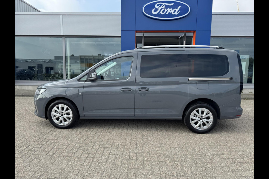 Ford Tourneo Connect 1.5 EcoBoost PHEV L2 Limited 150pk  | 116km WLTP range Elektrisch |  AGR Stoelen | Winterpack | 7 persoons | Adaptieve cruise | Achteruitrijcamera | Navigatiesysteem | All Weather banden | Verlengde fabrieksgarantie tot 12-2029
