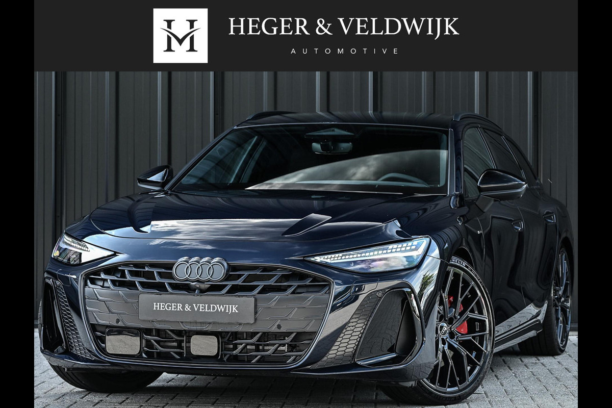 Audi A6 Avant 2.0 e-hybrid quattro S edition Competition | 5 jr Garantie | Panoramadak | B&O | Stoelventilatie en Massage | 360 Camera | Luchtvering | Ambiance Interieur | Achterasbesturing | Carbon Inleg | Head-Up | S-Seats | Passagiers Display |