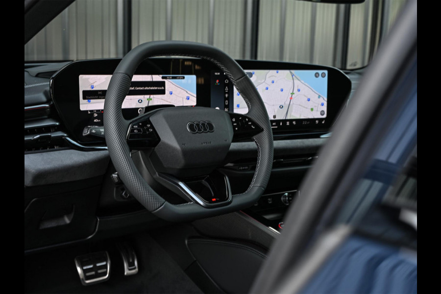Audi A6 Avant 2.0 e-hybrid quattro S edition Competition | 5 jr Garantie | Panoramadak | B&O | Stoelventilatie en Massage | 360 Camera | Luchtvering | Ambiance Interieur | Achterasbesturing | Carbon Inleg | Head-Up | S-Seats | Passagiers Display |