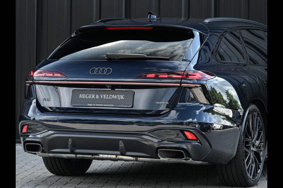 Audi A6 Avant 2.0 e-hybrid quattro S edition Competition | 5 jr Garantie | Panoramadak | B&O | Stoelventilatie en Massage | 360 Camera | Luchtvering | Ambiance Interieur | Achterasbesturing | Carbon Inleg | Head-Up | S-Seats | Passagiers Display |
