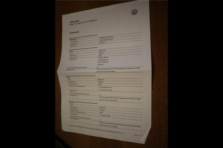 Volkswagen e-Golf E-DITION Navi / Climate / Pdc / Elekramen / Adap-Cruise / App-connect / SOH 89.64% /  Voldoende Apk /