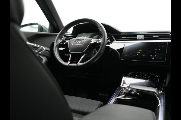 Audi e-tron Sportback 55 quattro S Line 95 kWh 408pk Dealer O.H | Trekhaak Afn. | Adaptive Cruise | Camera | Bang & Olufsen | Alcantara Sportstoelen Memory & Verwarmd | Keyless | Apple Carplay | BLIS | Navigatie | Virtual | DAB | 21"L.M |