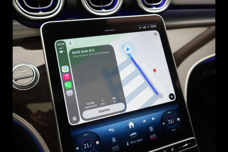 Mercedes-Benz C-Klasse Estate 300 e Avantgarde 313pk Dealer O.H | Trekhaak Af Fabriek | Panodak | Adaptive Cruise | 360 Camera | Digital LED | Lederen Sportstoelen Memory & Ventilatie | Keyless | Apple Carplay | Stoelverwarming | Pilot Assist | Stuurverwarming | Virtual | Sfeerverlichting | Navigatie | DAB | 18"L.M | Plug In Hybrid |
