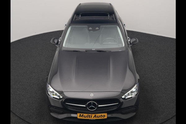 Mercedes-Benz C-Klasse Estate 300 e Avantgarde 313pk Dealer O.H | Trekhaak Af Fabriek | Panodak | Adaptive Cruise | 360 Camera | Digital LED | Lederen Sportstoelen Memory & Ventilatie | Keyless | Apple Carplay | Stoelverwarming | Pilot Assist | Stuurverwarming | Virtual | Sfeerverlichting | Navigatie | DAB | 18"L.M | Plug In Hybrid |