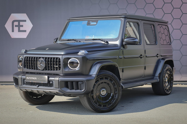 Mercedes-Benz G-Klasse 580 EQ | G63 PAKKET | MANUFAKTUR | SUPERIOR LINE | AMG LINE | COMFORT PAKKET | MASSAGE | VOSSEN VELGEN | ADAPTIVE CRUISE | MATZWART | STOELVERKOELING/VERWARMING/MASSAGE | STUURVERWARMING | BTW-AUTO
