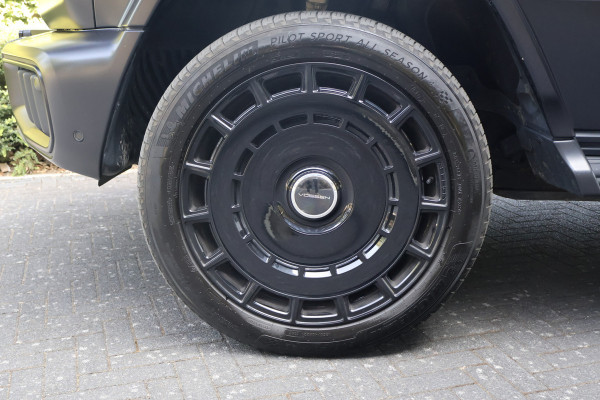 Mercedes-Benz G-Klasse 580 EQ | G63 PAKKET | MANUFAKTUR | SUPERIOR LINE | AMG LINE | COMFORT PAKKET | MASSAGE | VOSSEN VELGEN | ADAPTIVE CRUISE | MATZWART | STOELVERKOELING/VERWARMING/MASSAGE | STUURVERWARMING | BTW-AUTO