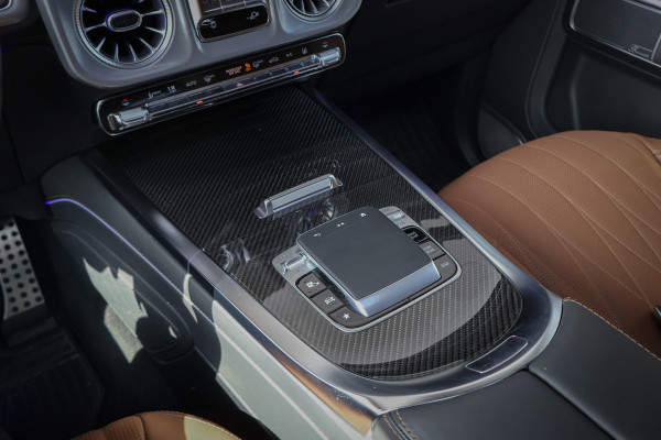 Mercedes-Benz G-Klasse 580 EQ | G63 PAKKET | MANUFAKTUR | SUPERIOR LINE | AMG LINE | COMFORT PAKKET | MASSAGE | VOSSEN VELGEN | ADAPTIVE CRUISE | MATZWART | STOELVERKOELING/VERWARMING/MASSAGE | STUURVERWARMING | BTW-AUTO