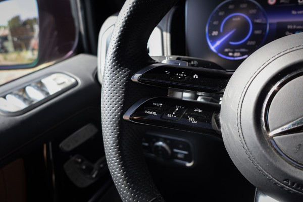 Mercedes-Benz G-Klasse 580 EQ | G63 PAKKET | MANUFAKTUR | SUPERIOR LINE | AMG LINE | COMFORT PAKKET | MASSAGE | VOSSEN VELGEN | ADAPTIVE CRUISE | MATZWART | STOELVERKOELING/VERWARMING/MASSAGE | STUURVERWARMING | BTW-AUTO