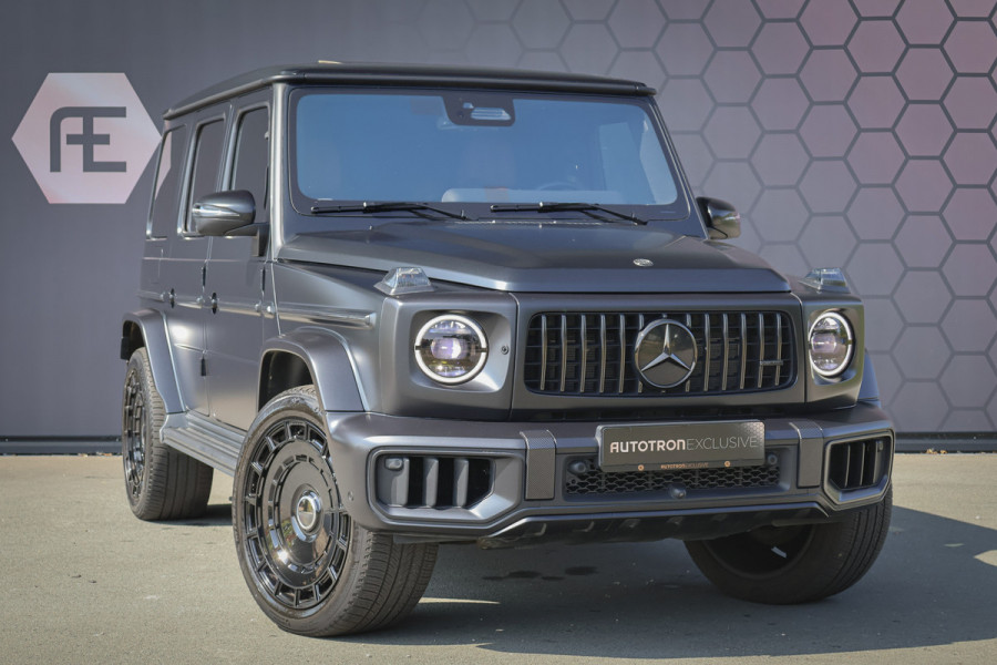 Mercedes-Benz G-Klasse 580 EQ | G63 PAKKET | MANUFAKTUR | SUPERIOR LINE | AMG LINE | COMFORT PAKKET | MASSAGE | VOSSEN VELGEN | ADAPTIVE CRUISE | MATZWART | STOELVERKOELING/VERWARMING/MASSAGE | STUURVERWARMING | BTW-AUTO