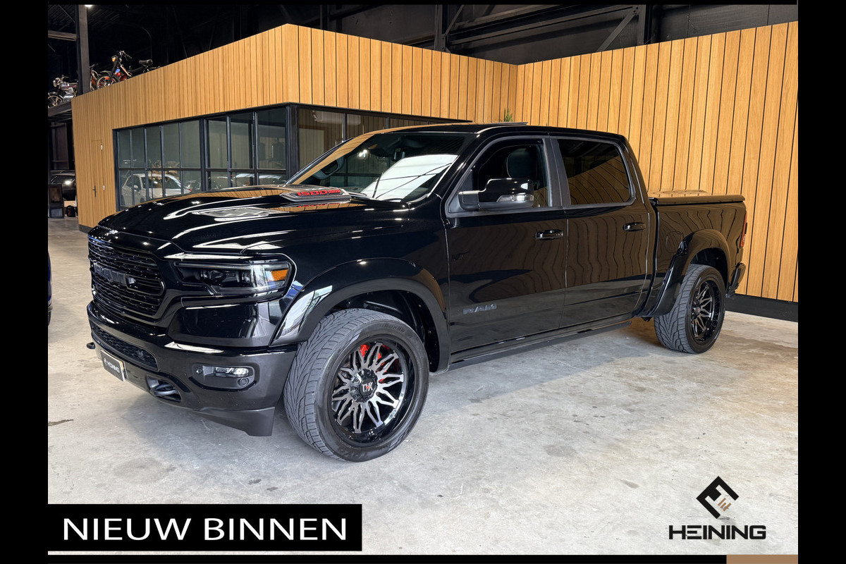 Dodge Ram 1500 5.7 V8 4x4 Crew Cab Limited Night. 22 inch. HUD. Luchtvering. Alle opties.