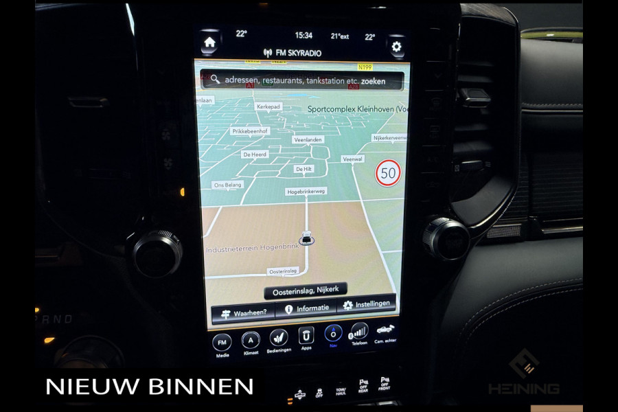 Dodge Ram 1500 5.7 V8 4x4 Crew Cab Limited Night. 22 inch. HUD. Luchtvering. Alle opties.