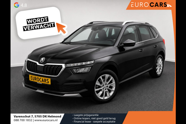 Škoda Kamiq 1.0 TSI DSG Clever Panoramadak Trekhaak Navigatie Apple Carplay Android Auto Camera Parkeerhulp Cruise Control Stoelverwarming Climate Control Lichtmetalen velgen