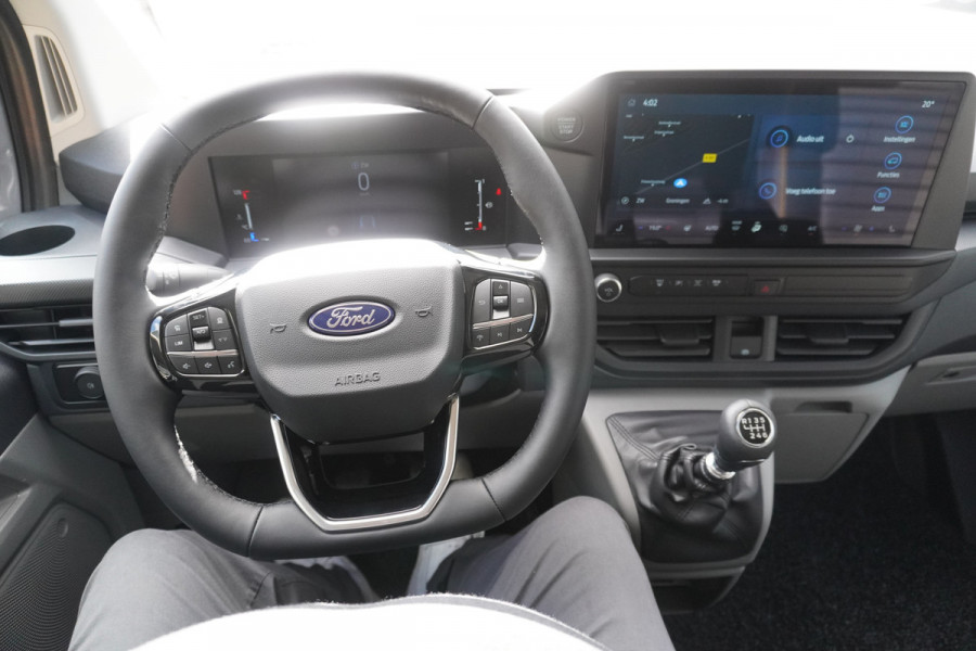 Ford Transit Custom 320L 2.0 TDCI 136PK L2H1 Trail DubbelCabine Schuifdeur L/R Nr. V090 | Airco | Adap | Navi| Camera | Blis | 20 inch LM velgen | DEMO