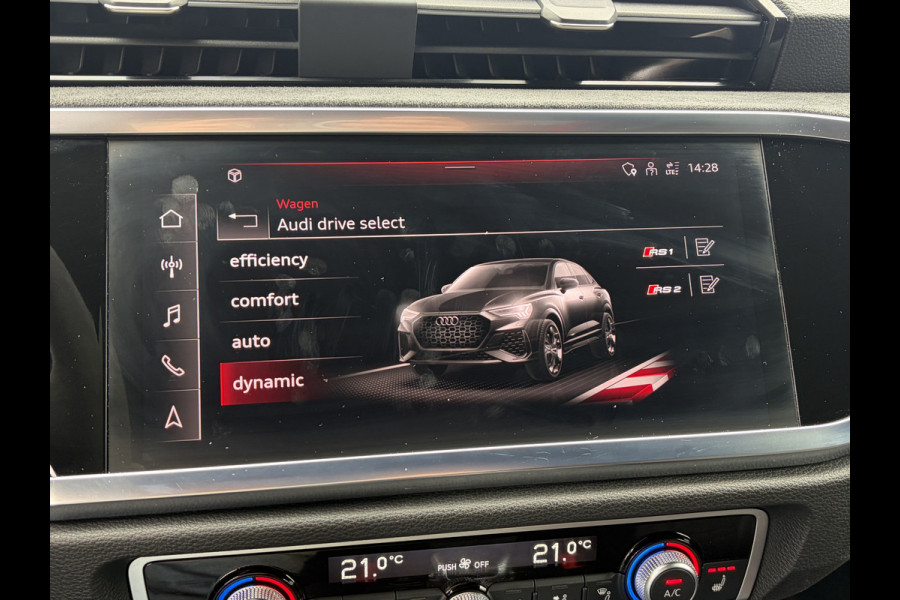 Audi Q3 Sportback TFSI RS Pano.dak Carplay Pano.dak Trekhaak Sportzetels 21Inch