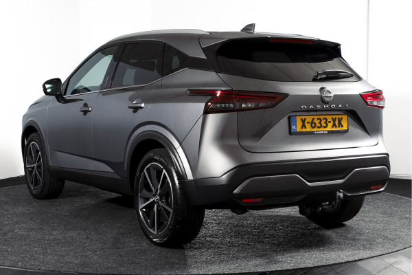 Nissan QASHQAI 1.3 MHEV 140 PK Tekna Orig. NL | Panodak | Elek. Stoel | Elek. Klep | Adapt. Cruise | PDC | 360 Camera | NAV + App. Connect | ECC | Trekhaak | LM 19" |