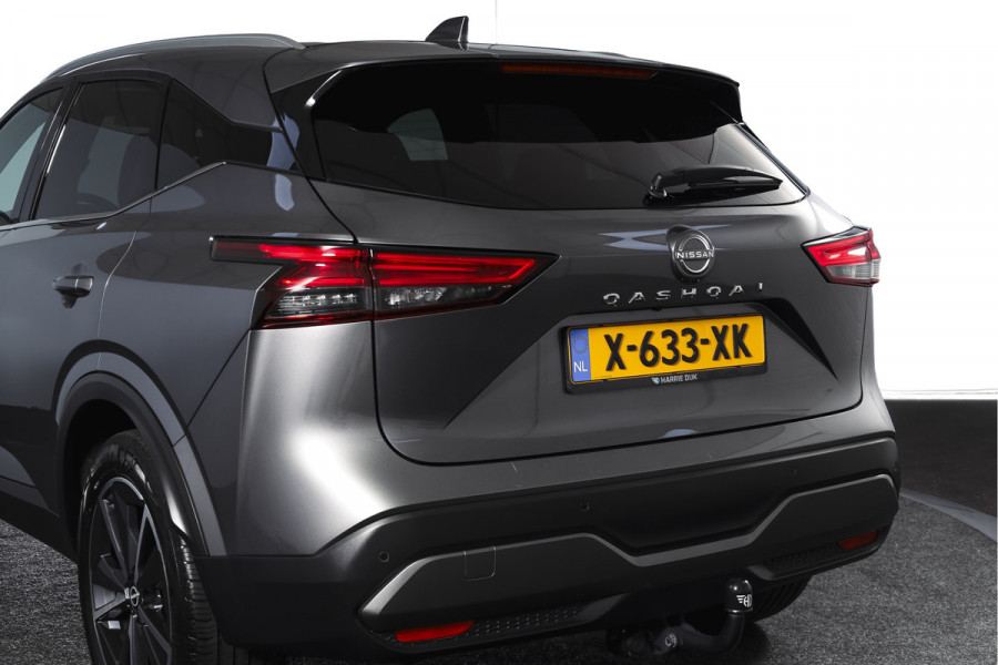 Nissan QASHQAI 1.3 MHEV 140 PK Tekna Orig. NL | Panodak | Elek. Stoel | Elek. Klep | Adapt. Cruise | PDC | 360 Camera | NAV + App. Connect | ECC | Trekhaak | LM 19" |