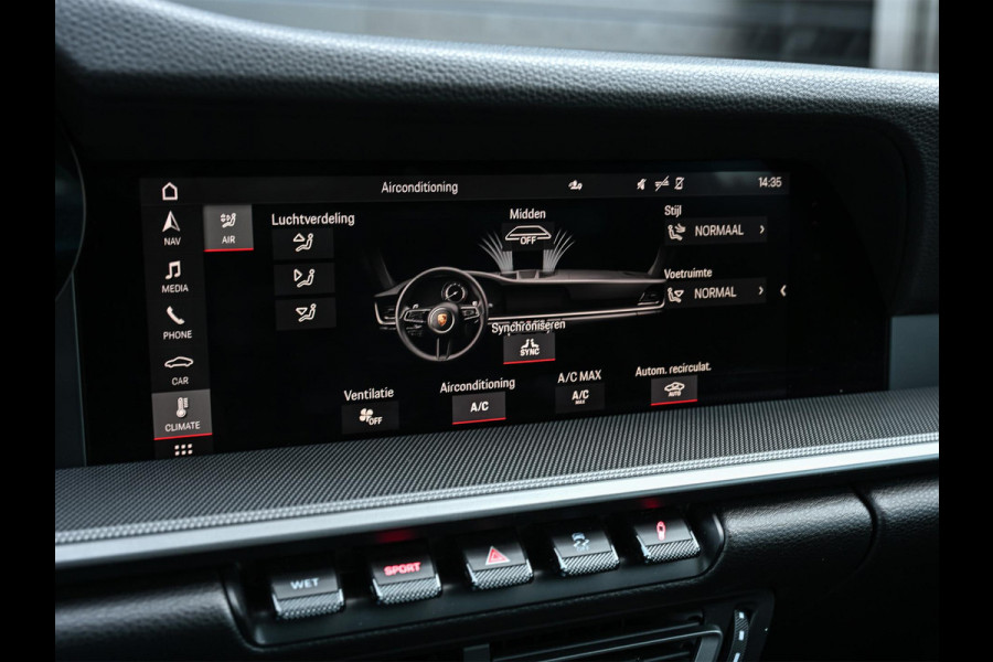 Porsche 911 3.0 Carrera | Panoramadak | Dealeronderhouden | 360 Camera | Ambiance Interieur | Stoel + Stuurverwarming | Elektrisch Verstelbare Stoelen |