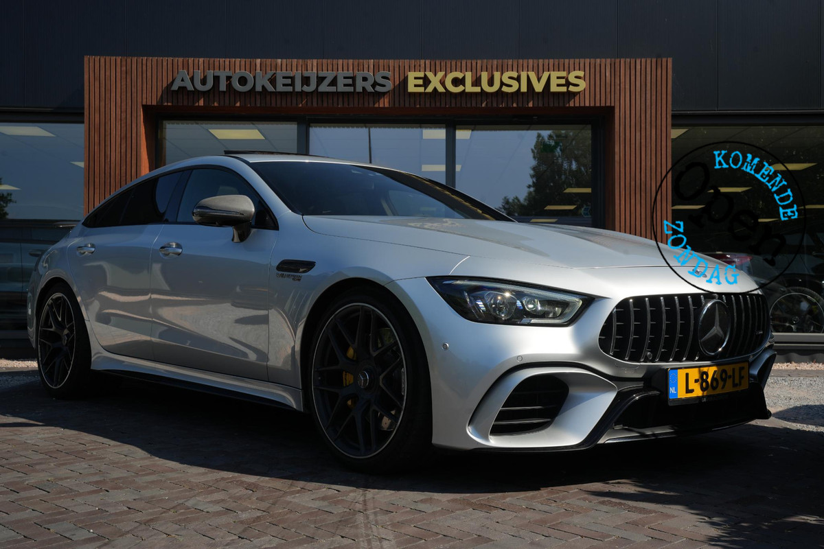 Mercedes-Benz AMG GT 4-Door Coupe AMG 63 S 4MATIC+ Schuifdak Burmester 3D Carbon Aerodynamics Package Nappa Leder