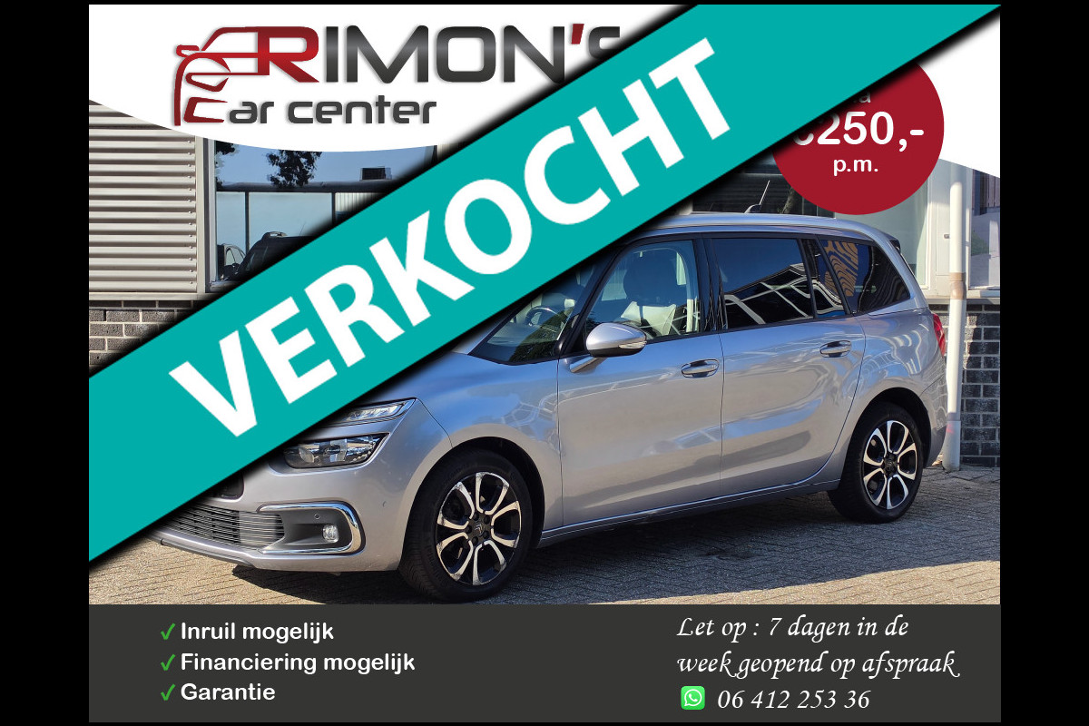 Citroën Grand C4 Spacetourer 1.2 PureTech Aut New D-Riem 7p Camera Navi Stoelmassage