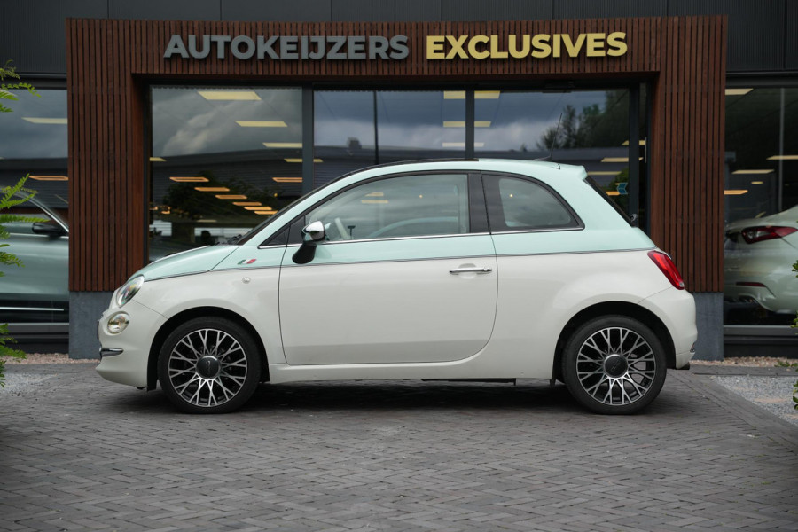 Fiat 500 0.9 TwinAir Turbo Collezione Panoramadak Airco Cruise Uconnect 16”LM Two Tone