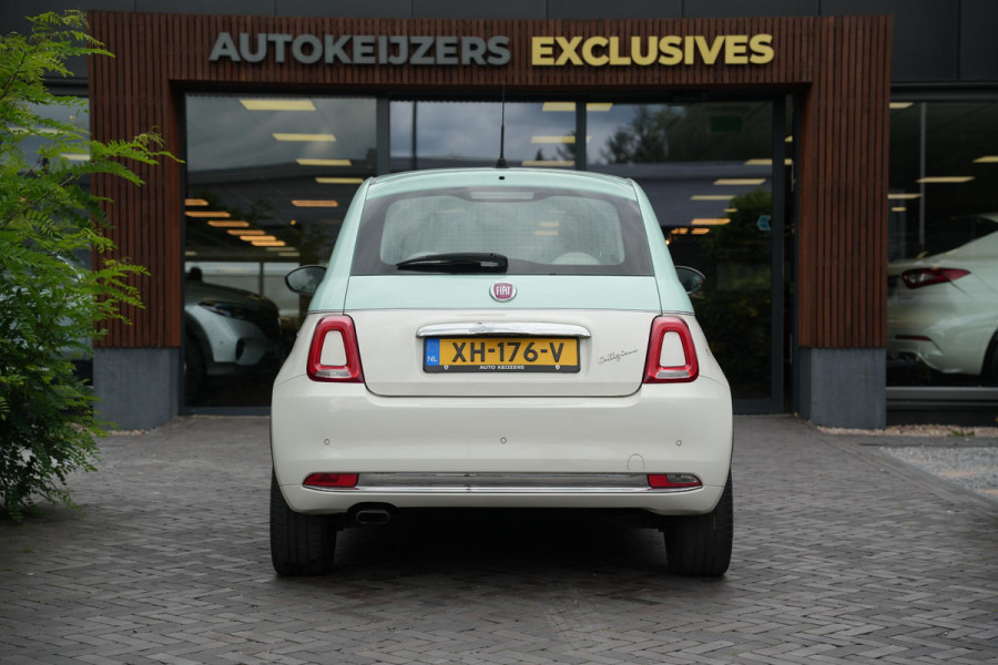 Fiat 500 0.9 TwinAir Turbo Collezione Panoramadak Airco Cruise Uconnect 16”LM Two Tone