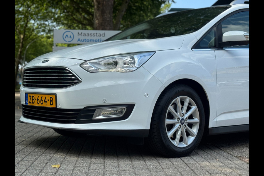 Ford Grand C-Max 1.0 Titanium 7 zits PANO Leer Facelift Vol Dealer onderhouden