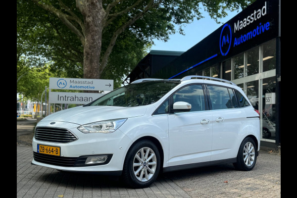 Ford Grand C-Max 1.0 Titanium 7 zits PANO Leer Facelift Vol Dealer onderhouden
