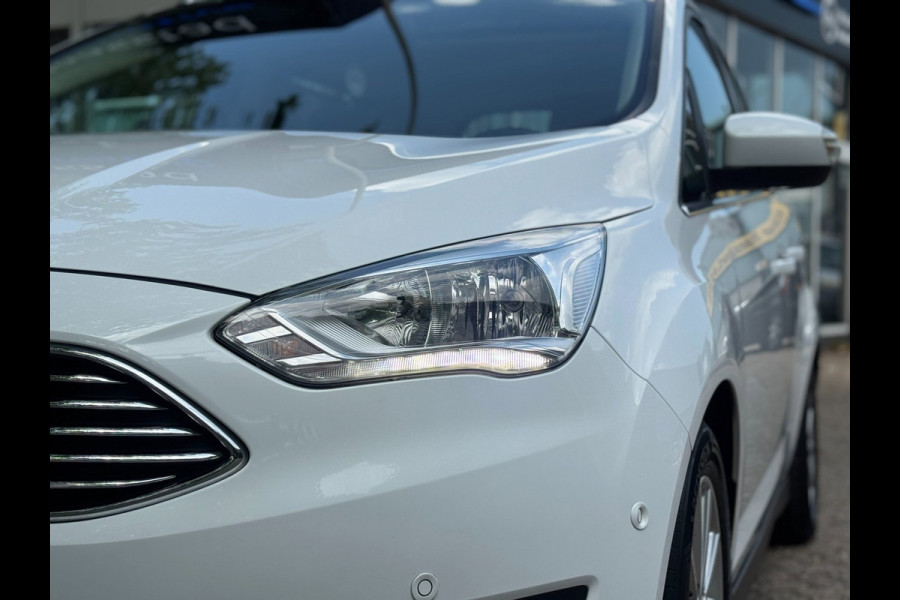 Ford Grand C-Max 1.0 Titanium 7 zits PANO Leer Facelift Vol Dealer onderhouden