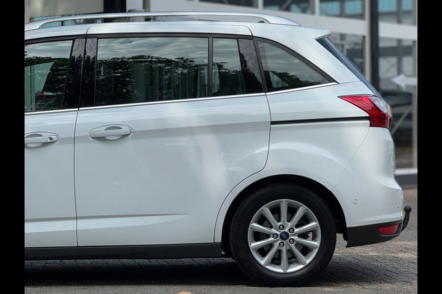 Ford Grand C-Max 1.0 Titanium 7 zits PANO Leer Facelift Vol Dealer onderhouden
