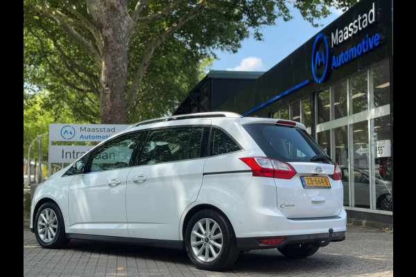 Ford Grand C-Max 1.0 Titanium 7 zits PANO Leer Facelift Vol Dealer onderhouden