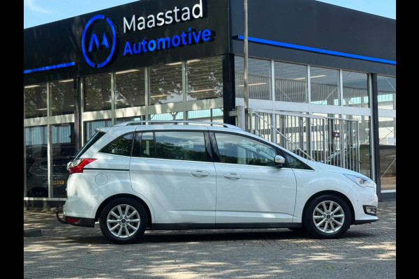 Ford Grand C-Max 1.0 Titanium 7 zits PANO Leer Facelift Vol Dealer onderhouden