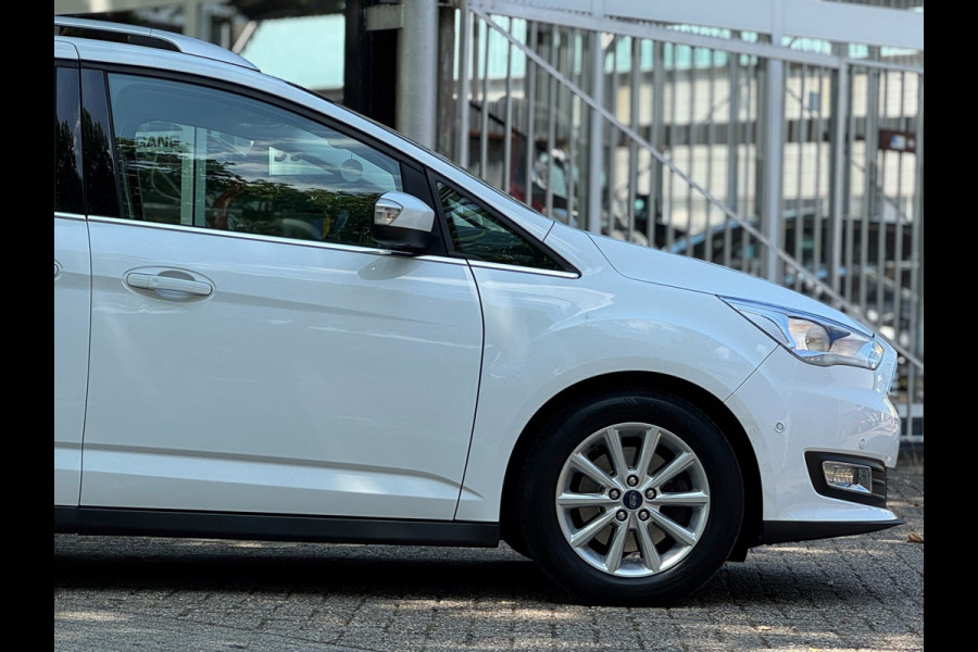 Ford Grand C-Max 1.0 Titanium 7 zits PANO Leer Facelift Vol Dealer onderhouden