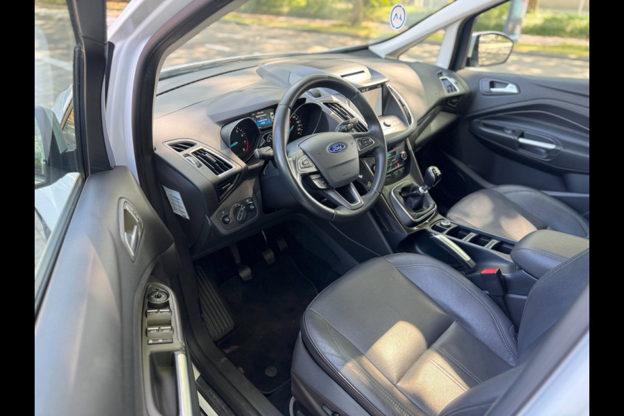 Ford Grand C-Max 1.0 Titanium 7 zits PANO Leer Facelift Vol Dealer onderhouden