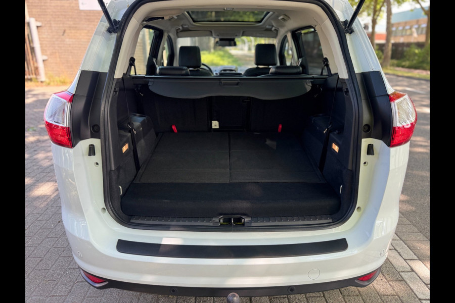 Ford Grand C-Max 1.0 Titanium 7 zits PANO Leer Facelift Vol Dealer onderhouden