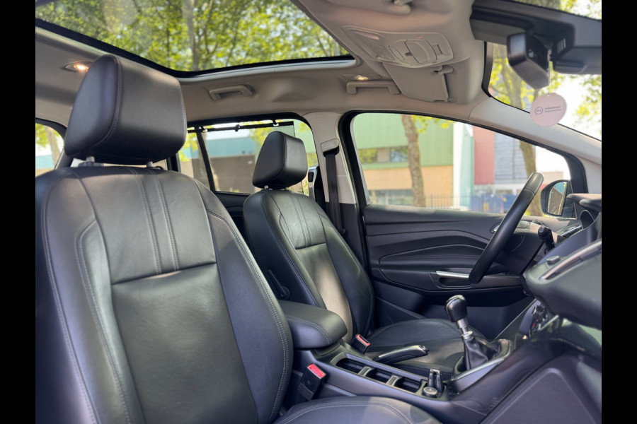 Ford Grand C-Max 1.0 Titanium 7 zits PANO Leer Facelift Vol Dealer onderhouden
