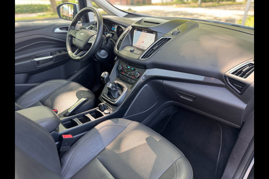Ford Grand C-Max 1.0 Titanium 7 zits PANO Leer Facelift Vol Dealer onderhouden