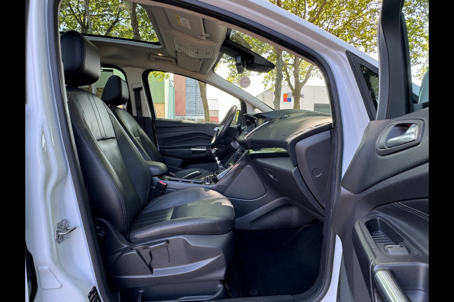 Ford Grand C-Max 1.0 Titanium 7 zits PANO Leer Facelift Vol Dealer onderhouden