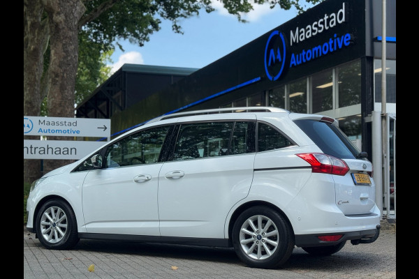 Ford Grand C-Max 1.0 Titanium 7 zits PANO Leer Facelift Vol Dealer onderhouden