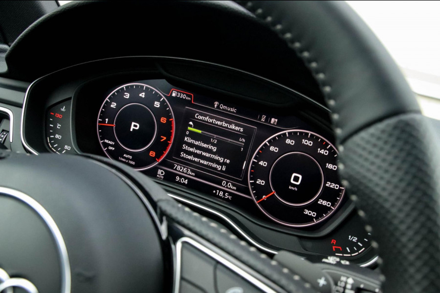 Audi A4 Avant 40 2.0TFSI S line Black Edition Facelift 190pk S-Tronic! 1e Eig|DLR|Panoramadak|Virtual Cockpit|Leder|LED|Black|19