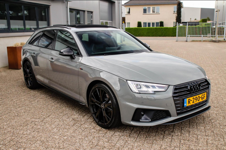 Audi A4 Avant 40 2.0TFSI S line Black Edition Facelift 190pk S-Tronic! 1e Eig|DLR|Panoramadak|Virtual Cockpit|Leder|LED|Black|19