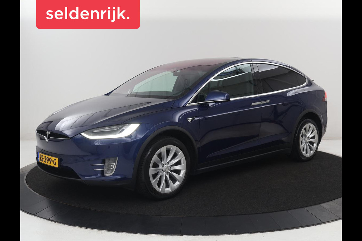 Tesla Model X Long Range | SOH 86% | Panoramadak | Trekhaak | 360 Camera | Stoel & Stuurverwarming | Adaptive cruise | Navigatie | DAB+ | Bluetooth | Climate control | Self-driving | Sfeerverlichting