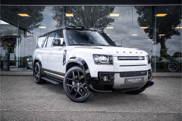 Land Rover Defender 130 3.0 P400 130 X-Dynamic SE 8-p ** Panodak ** Trekhaak ** Meridian ** Treeplanken ** URBAN ** Memory ** 23 inch ** Ventilatie