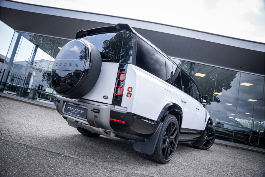 Land Rover Defender 130 3.0 P400 130 X-Dynamic SE 8-p ** Panodak ** Trekhaak ** Meridian ** Treeplanken ** URBAN ** Memory ** 23 inch ** Ventilatie