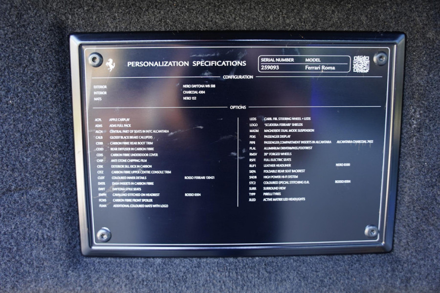 Ferrari Roma 3.9 V8 HELE / Passenger Display / Carbon / Apple Carplay