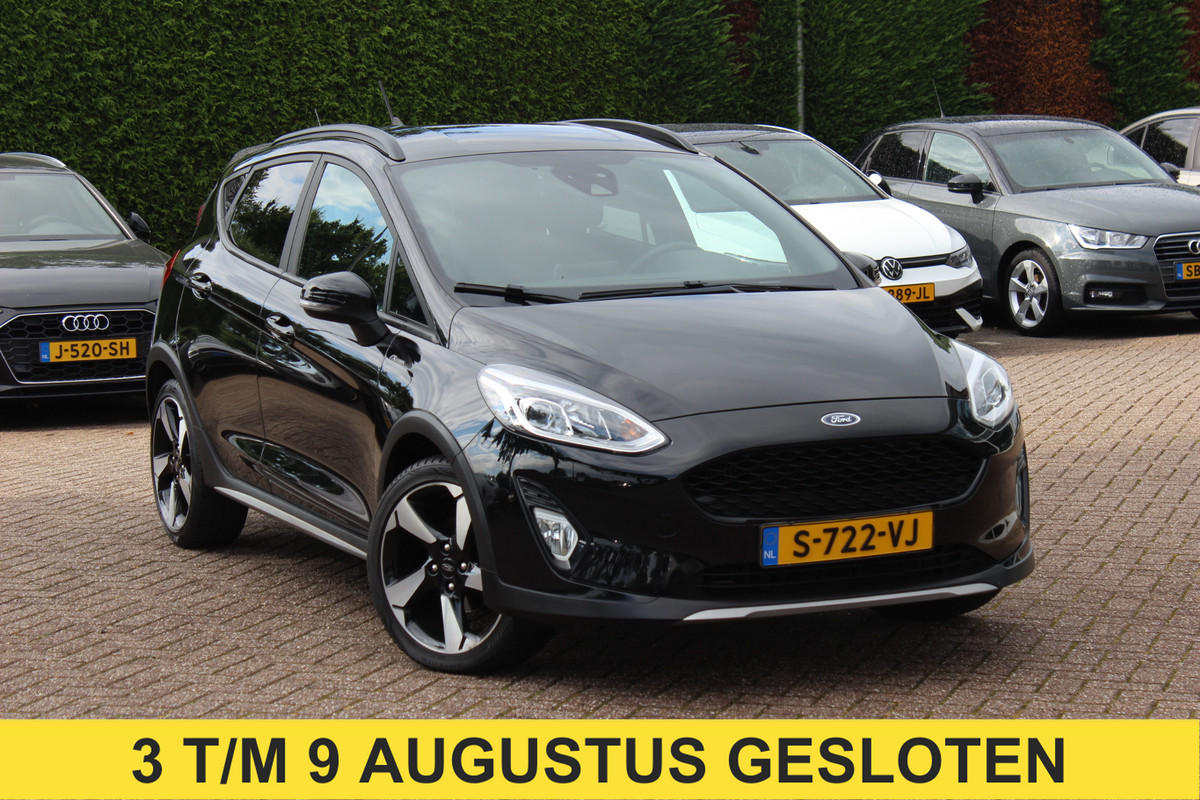 Ford Fiesta 1.0 EcoBoost Active First Edition 125pk / Trekhaak / CarPlay / Parkeerhulp Achter / 17'' / Stoel+Sturverwarming / DAB / Getint glas / Cruise Control