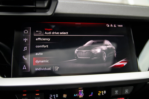 Audi A3 Sportback 40 TFSI e PHEV S Edition S-line 204pk S-Tronic! 1e|DLR|Panoramadak|Virtual Cockpit|Kuipstoelen|LED Matrix|Black