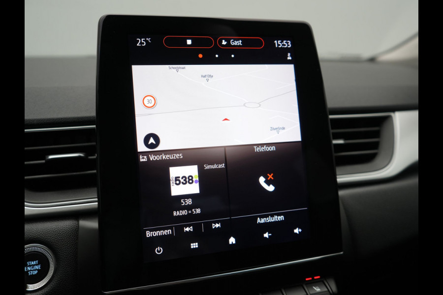 Renault Captur 1.6 E-Tech PHEV Intens 160pk | Camera | Apple Carplay | Cruise Control | Keyless | Sportstoelen Verwarmd | Virtual | Navigatie | DAB | 18"L.M | | Plug In Hybrid |